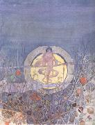 Charles Rennie Mackintosh Harvest Moon (mk19) oil on canvas